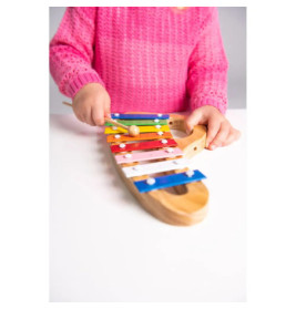 Boogie Bee Metallophon Holz mit 8 Noten