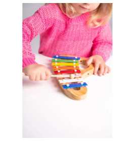 Boogie Bee Metallophon Holz mit 8 Noten