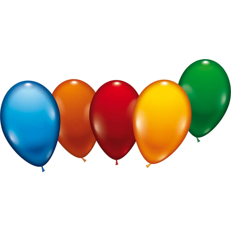 Ballons rund 20 Stück sortiert,Umfang 60-70cm