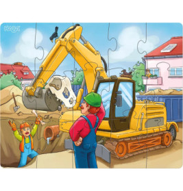 HABA Puzzles Baustellenfahrzeuge
