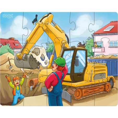 HABA Puzzles Baustellenfahrzeuge