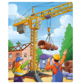 HABA Puzzles Baustellenfahrzeuge