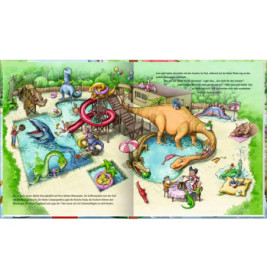 Dinosaurier im Freibad