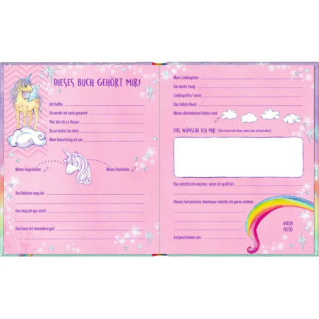 Freundebuch: Einhorn-Paradies Freundebuch: Einhorn-Paradies