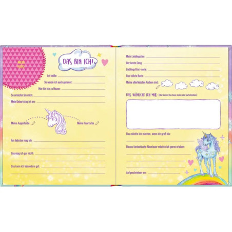 Freundebuch: Einhorn-Paradies Freundebuch: Einhorn-Paradies