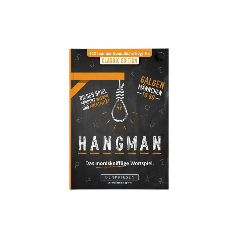 DENKRIESEN - HANGMAN - CLASSIC EDITION - ''Galgenmännchen TO GO''