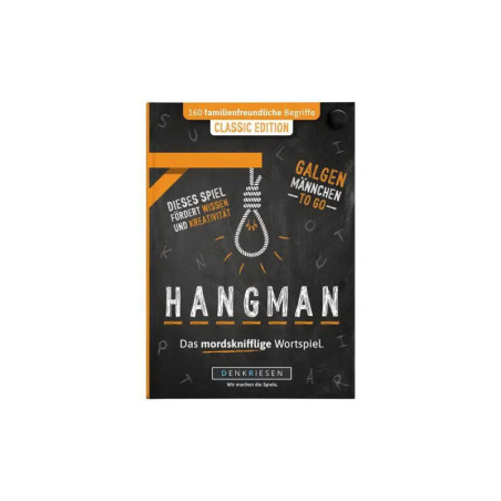 DENKRIESEN - HANGMAN - CLASSIC EDITION - ''Galgenmännchen TO GO''