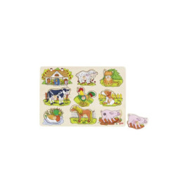 GoKi Soundpuzzle Bauernhof, mit Tierstimmen,