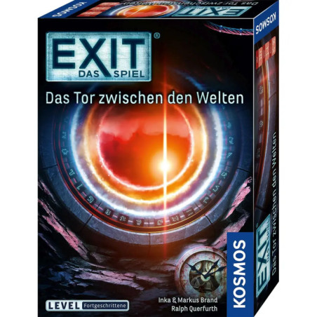 Cover von EXIT: Das Tor zwischen den Welten mit leuchtendem Portal und Steinsymbolen. Cover von EXIT: Das Tor zwischen den Welten mit leuchtendem Portal und Steinsymbolen.
