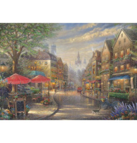 Schmidt Spiele Puzzle Thomas Kinkade, Café in München, 1000 Teile
