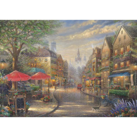 Schmidt Spiele Puzzle Thomas Kinkade, Café in München, 1000 Teile