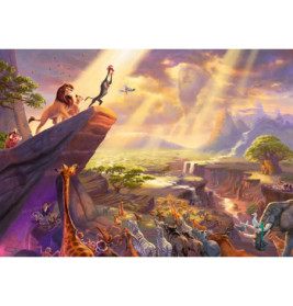 Schmidt Spiele Puzzle Thomas Kinkade, Disney, Der König der Löwen, 1000 Teile
