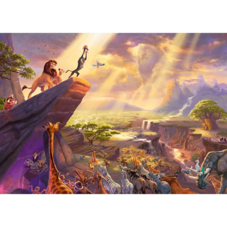 Schmidt Spiele Puzzle Thomas Kinkade, Disney, Der König der Löwen, 1000 Teile