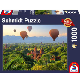 Schmidt Spiele Puzzle Heißluftballons, Mandalay, Myanmar 1000 Teile