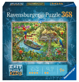 Ravenburger 12924 Puzzle EXIT Puzzle Kids Die Dschungelexpedition 368 Teile