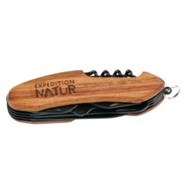 Expedition Natur Outdoor-Taschenmesser mit Holzgriff