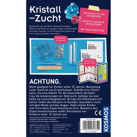 Kosmos Kristall-Zucht