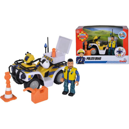 Simba Sam Polizei Quad mit Figur Simba Sam Polizei Quad mit Figur