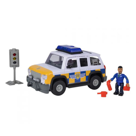 Simba Feuerwehrmann Sam Polizeiauto 4x4 mit Figur