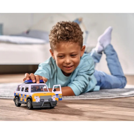 Simba Feuerwehrmann Sam Polizeiauto 4x4 mit Figur
