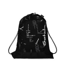 satch Gym Bag black, reflective, Ninja Matrix