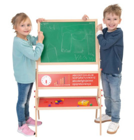 SpielMaus Holz Schreib- und Magnettafel, inkleide Kreide