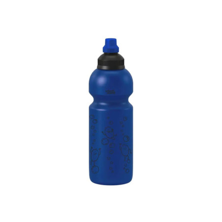 Trinkflasche blau, 600 ml. Passende Trinkflasche zum verstauen in den Seitentaschen