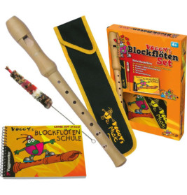 Voggenreiter Voggy's Blockflöten-Set mit barockem Griff