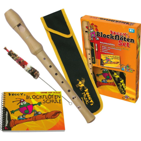 Voggenreiter Voggy's Blockflöten-Set mit barockem Griff Voggenreiter Voggy's Blockflöten-Set mit barockem Griff