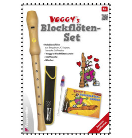 Voggenreiter Voggy's Blockflöten-Set mit barockem Griff