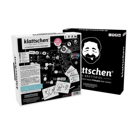 DENKRIESEN - klattschen® - Trinkspiel - DAS BRETTSPIEL - Das wahrscheinlich beste Trinkspiel aller Zeiten