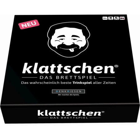 DENKRIESEN - klattschen® - Trinkspiel - DAS BRETTSPIEL - Das wahrscheinlich beste Trinkspiel aller Zeiten