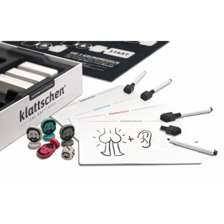 DENKRIESEN - klattschen® - Trinkspiel - DAS BRETTSPIEL - Das wahrscheinlich beste Trinkspiel aller Zeiten