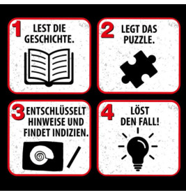Kosmos Krimipuzzle Die drei ??? Kids 200 Teile / T-Rex in Action