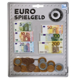Toy Fun Eurocash Scheine und Münzen
