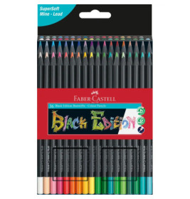 Faber-Castell Buntstifte Black Edition 36er Kartonetui