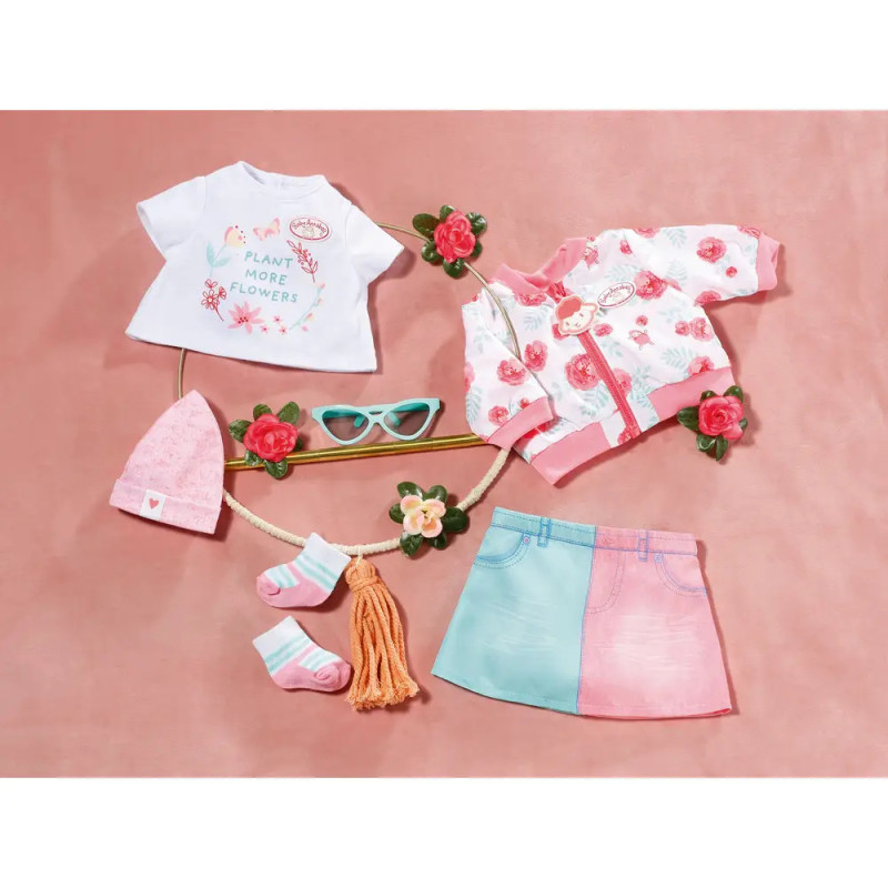 Zapf 705957 Baby Annabell Deluxe Frühling 43 cm