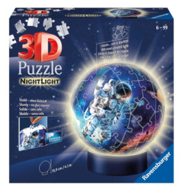 Ravensburger 11264 Puzzle Nachtlicht - Astronauten im Weltall 72 Teile
