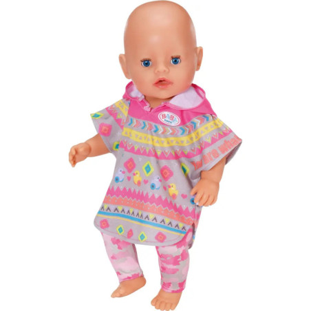 Zapf 830161 BABY born Deluxe Trendy Poncho 43 cm
