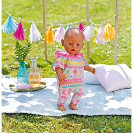Zapf 830161 BABY born Deluxe Trendy Poncho 43 cm