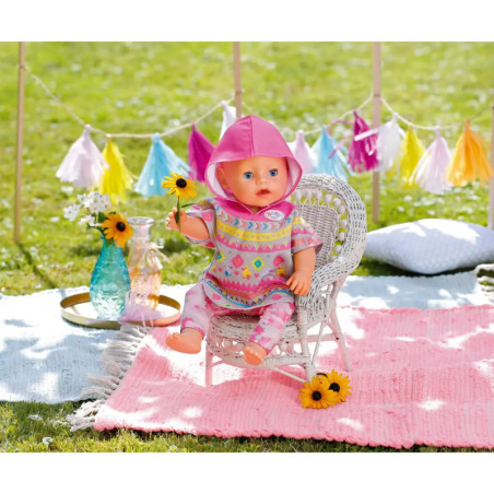 Zapf 830161 BABY born Deluxe Trendy Poncho 43 cm