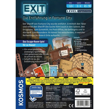 Kosmos EXIT - Die Entführung in Fortune City (F)