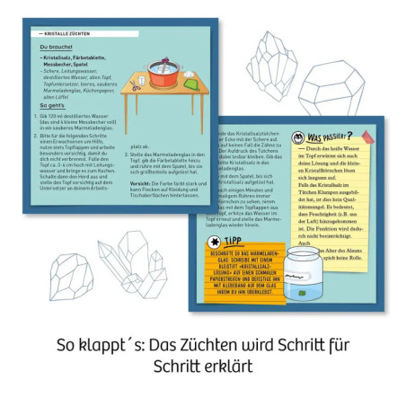Kosmos Rote Kristalle selbst züchten