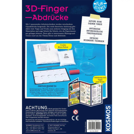 Kosmos Fun Science 3D-Fingerabdrücke