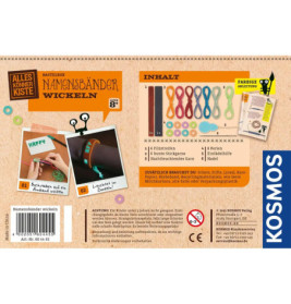 Kosmos Namensbänder wickeln