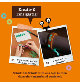 Kosmos Namensbänder wickeln
