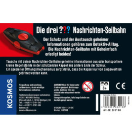 Kosmos Die drei ??? Nachrichten-Seilbahn (große Dose)