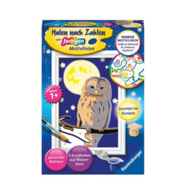 Ravenburger 28772 Malen nach Zahlen Nachteule Malen nach Zahlen Serie F