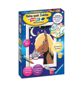 Ravenburger 28774 Malen nach Zahlen Treues Pferd Malen nach Zahlen Serie F