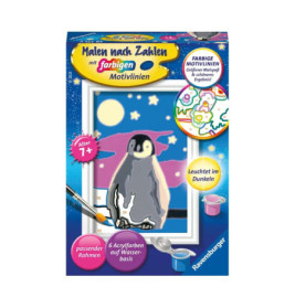 Ravenburger 28775 Malen nach Zahlen Kleiner Pinguin Malen nach Zahlen Serie F
